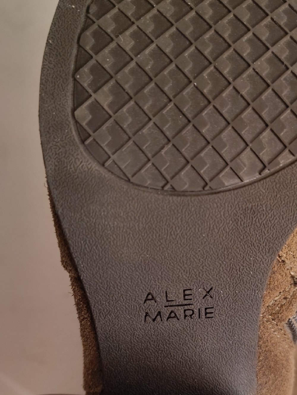 NEW Alex Marie Women's Size 9.5 Leather Upper Suede Ankle Boots BS X - Picture 2 of 10